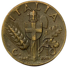 Centesimi 1940 xviii usato  Trani