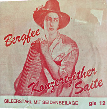 Bergfee konzertzither saite gebraucht kaufen  Traunreut