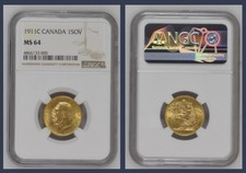1911 canada gold for sale  TORQUAY