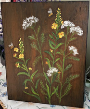 Hand painted wildflowers for sale  Hampshire