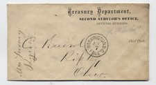 c1870 Departamento do Tesouro Livre Frank Sumner Kimball Chief Clerk 2d Auditor [st.115], usado comprar usado  Enviando para Brazil