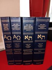 4 vols Hendrickson New Englishmans Greek/Hebrew Concordance, Lexicon  comprar usado  Enviando para Brazil