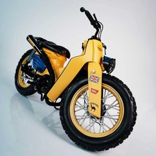 Trickyman12 1/6 "SUPER CUB" SCRAMBLER motocicleta (Camel), usado comprar usado  Enviando para Brazil