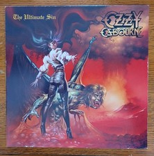 Usado, Ozzy Osbourne The Ultimate Sin 1986 LP CBS Records VG+/VG+ CLEAN Vinyl w/Inner comprar usado  Enviando para Brazil
