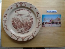 Usado, Cartão postal foto placa porcelana Wallace Rancho LAS VEGAS UTOPIA Last Frontier 10 polegadas comprar usado  Enviando para Brazil