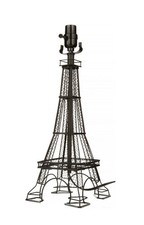 Abajur de mesa torre Eiffel metal preto 18,5” altura 7” largura 64” cabo comprar usado  Enviando para Brazil