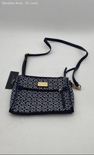 Bolsa tiracolo Tommy Hilfiger feminina azul marinho branca alça ajustável tamanho único comprar usado  Enviando para Brazil