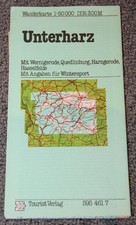 Ddr wanderkarte unterharz gebraucht kaufen  Deutschland