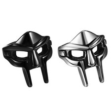 Máscara espartana masculina de aço inoxidável capacete anel banda pagã nórdica joias vikings, usado comprar usado  Enviando para Brazil