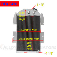 Aluminum rows radiator for sale  Fontana
