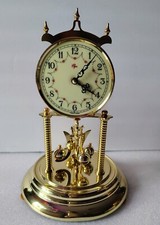 Usado, Relógio de quartzo vintage Elgin com cúpula de vidro mostrador de porcelana -JAPÃO 8" x 8" x 12" comprar usado  Enviando para Brazil