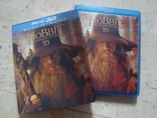 HOBBIT An Unexpected Journey FOUR DISC 3D Blu-ray + Blu-ray LENTICULAR slipcover comprar usado  Enviando para Brazil