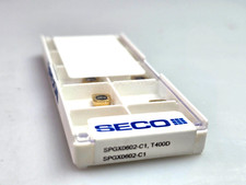 Inserções de perfuração de metal duro SECO SPGX 0602-C1 T400D (caixa de 10) comprar usado  Enviando para Brazil
