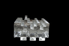 Eisglas block vase gebraucht kaufen Eisglas block vase gebraucht kaufen  Aschaffenburg