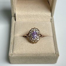 Ancien bague améthyste d'occasion  Charenton-le-Pont