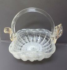 Vaso cesta tigela de vidro Murano Venetian Barovier & Toso Art comprar usado  Enviando para Brazil