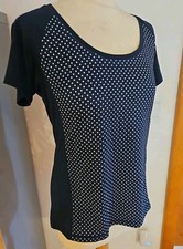 Shirt dunkelblau weiß gebraucht kaufen  Pleiskirchen