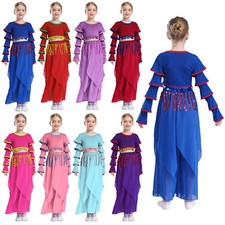 Usado, Vestido fantasia feminino princesa árabe roupas cintura corrente roupa de dança fantasia barriga comprar usado  Enviando para Brazil