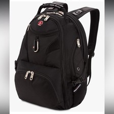 Mochila para laptop Swiss Gear 5977 ScanSmart 17” preta organizador de viagem espaçoso comprar usado  Enviando para Brazil