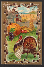 Postcard thanksgiving day for sale  POOLE