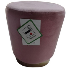 Pink round velvet for sale  CRADLEY HEATH