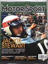Motorsport Magazine - June 2006 - Jackie Stewart, Mario Andretti, Maserati 4CM segunda mano  Embacar hacia Mexico