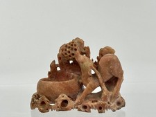 Vintage chinese soapstone for sale  SLEAFORD