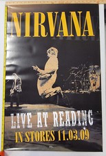 Pôster Nirvana 2009 DCG Live at Reading In Stores 11/03/09 Muito bom estado perfurado original comprar usado  Enviando para Brazil