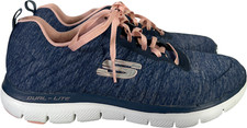 Usado, Tênis de caminhada Skechers feminino azul duplo peso leve com cadarço - 9 comprar usado  Enviando para Brazil