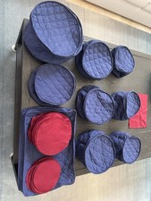 Antigo BMS Marketing China Pratos Acolchoados Armazenamento Sacos com Zíper Estojos 9 + 62 Divisórias comprar usado  Enviando para Brazil