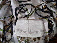 Coach cream pebbled for sale  Keller