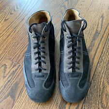 The Original Car Shoe Masculino Reino Unido 7 EUA 8 Sapatilhas com Cadarço Couro Preto Camurça comprar usado  Enviando para Brazil