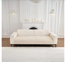 Soft chenille sofa for sale  LONDON