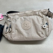 Bolsa de náilon bege Kipling K03425AW04429, 7,5x9,6x3,3 polegadas, usada comprar usado  Enviando para Brazil