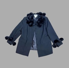 Womens black faux for sale  Houston