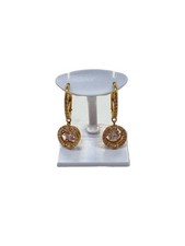 Swarovski earrings gold d'occasion  Expédié en Belgium