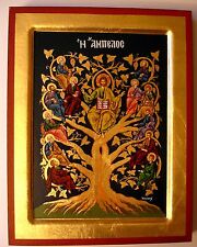 *** IKONE Jesus Christus mit 12 Heilige Apostel Ikonen Icon Weinstock Lebensbaum, usado comprar usado  Enviando para Brazil