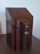 Georgian mahogany serpentine for sale  HORSHAM