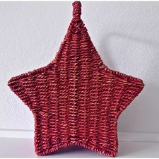 Red woven star for sale  Spirit Lake
