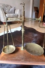 Antique brass balance for sale  MACCLESFIELD
