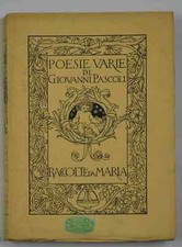 Pascoli giovanni. poesie usato  Italia