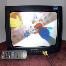 Sharp CRT TV 13" 13K-M100 tubo preto tubo remoto OEM, usado comprar usado  Enviando para Brazil