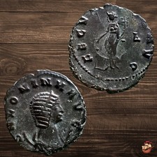 Moeda romana tardia Antoninianus - Salonina (254-68) FECVNDITAS AVG Fecunditas #t519 comprar usado  Enviando para Brazil