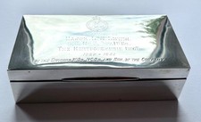 Military silver cigarette for sale  DUNDEE