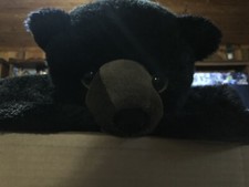 Tapete de área macio e fofo bonito de piso de urso preto ótimo tapete infantil 3 pés de comprimento comprar usado  Enviando para Brazil