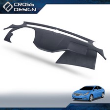 Tampa do painel sobreposição cinza escuro compatível com Hyundai Sonata 2011-14, usado comprar usado  Enviando para Brazil
