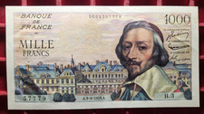 Banknote billet 1000 d'occasion  Reims