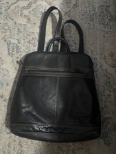 Usado, Mochila de couro búfalo texturizado preta Jack Georges Voyager comprar usado  Enviando para Brazil