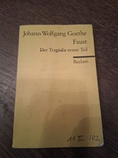 Faust johann wolfgang gebraucht kaufen  Schmalkalden
