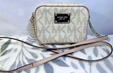 Usado, Bolsa tiracolo Michael Kors Jet Set assinatura logotipo baunilha corrente bolsa de ombro comprar usado Usado, Bolsa tiracolo Michael Kors Jet Set assinatura logotipo baunilha corrente bolsa de ombro comprar usado  Enviando para Brazil